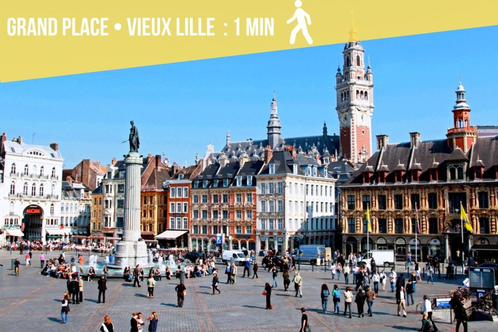 Grand Place Very Well Located Studio ليل المظهر الخارجي الصورة